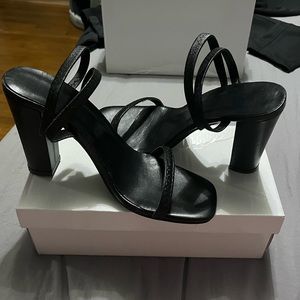 simple strappy heels